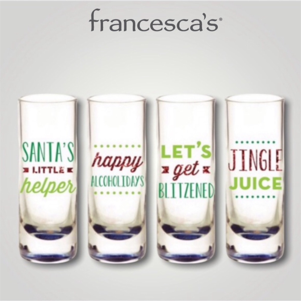 Francesca’s Holiday Shot Glass Set